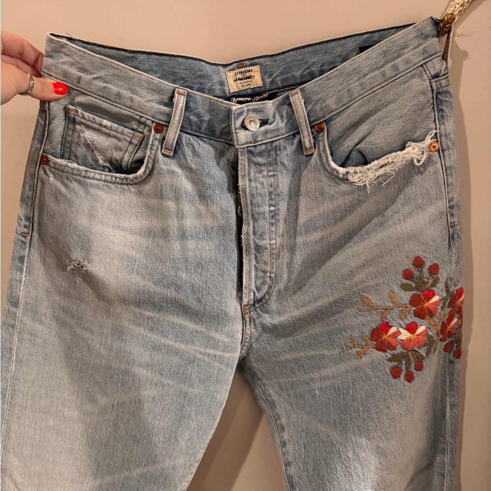 Citizens of Humanity Embroidered Jeans